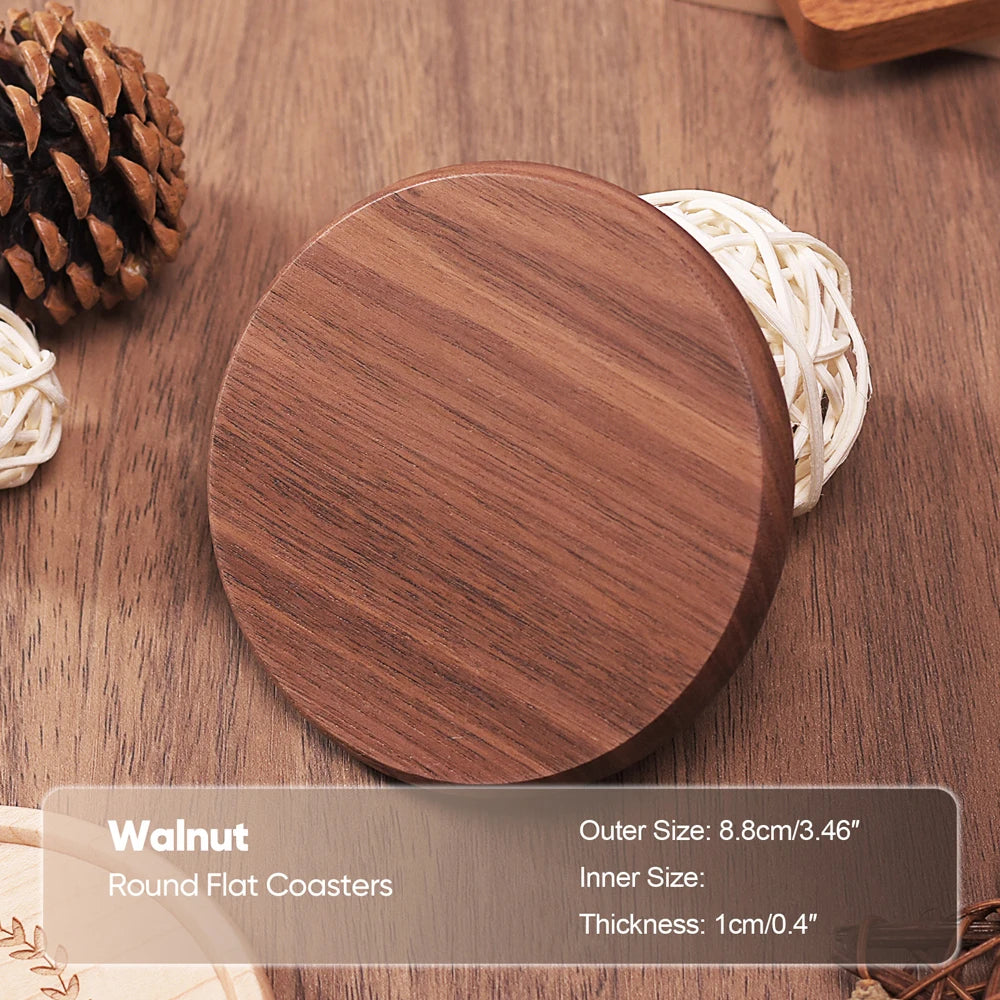 Walnut Wood Drink Coaster
