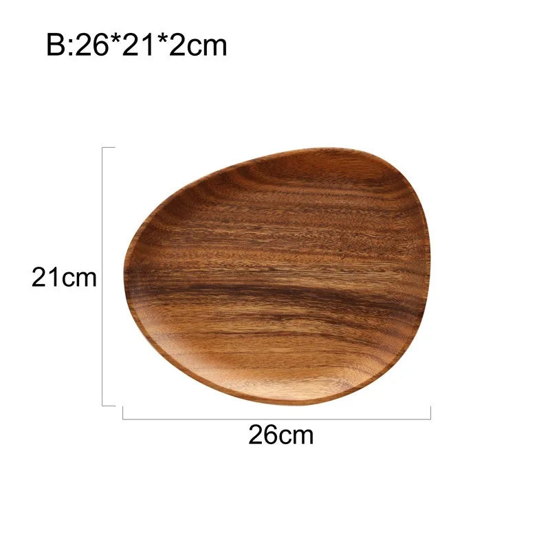 Handcrafted Wooden Serving Plate