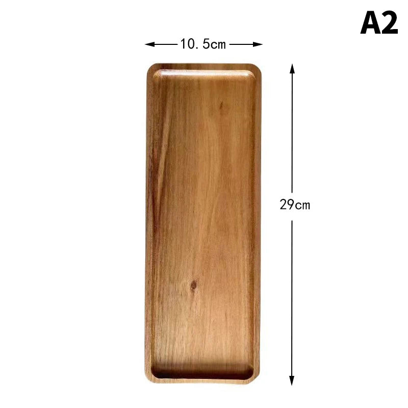 Natural Wooden Serving Tray