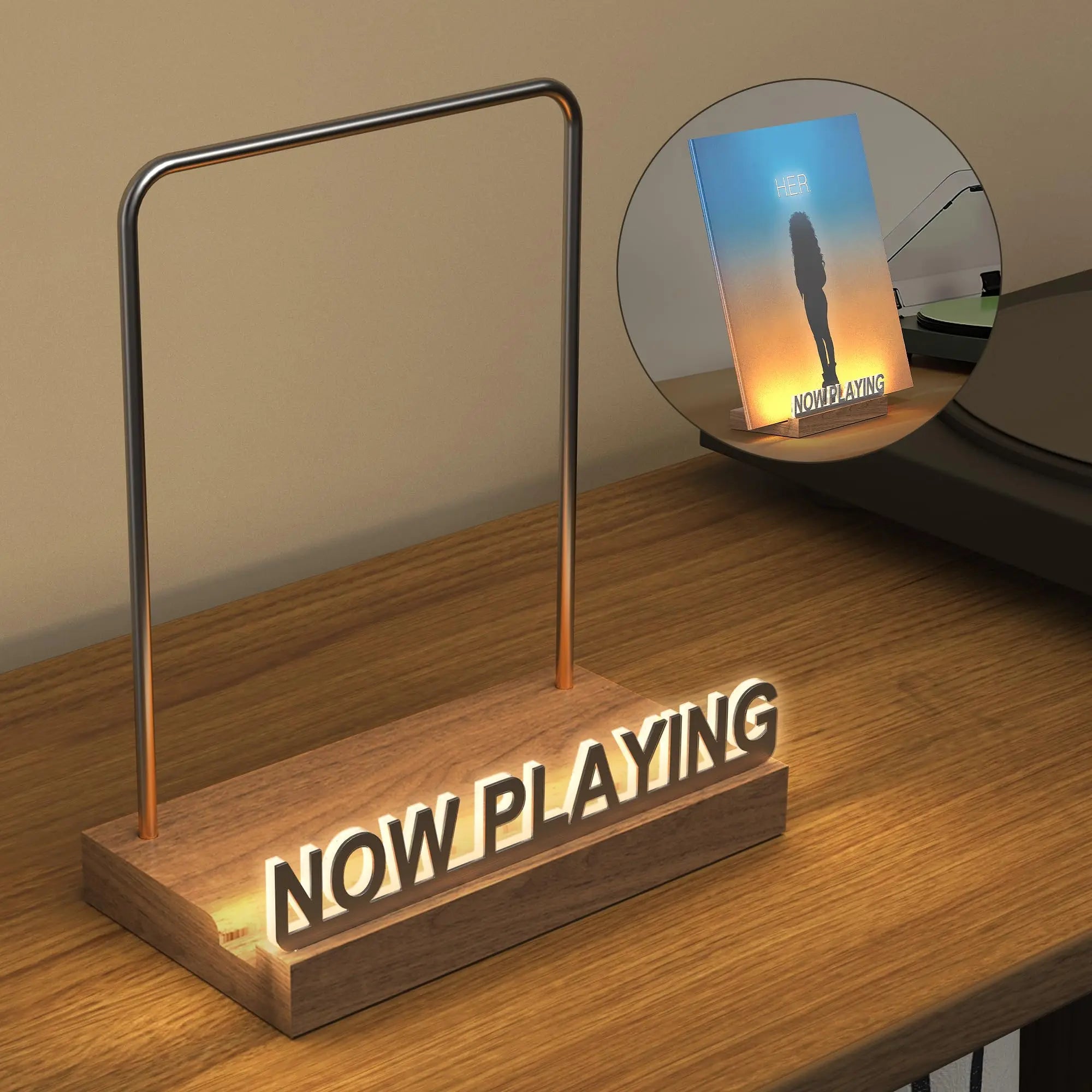 Now Playing Vinyl Stand