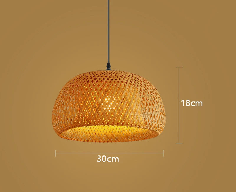 Bamboo Glow Pendant Lamp