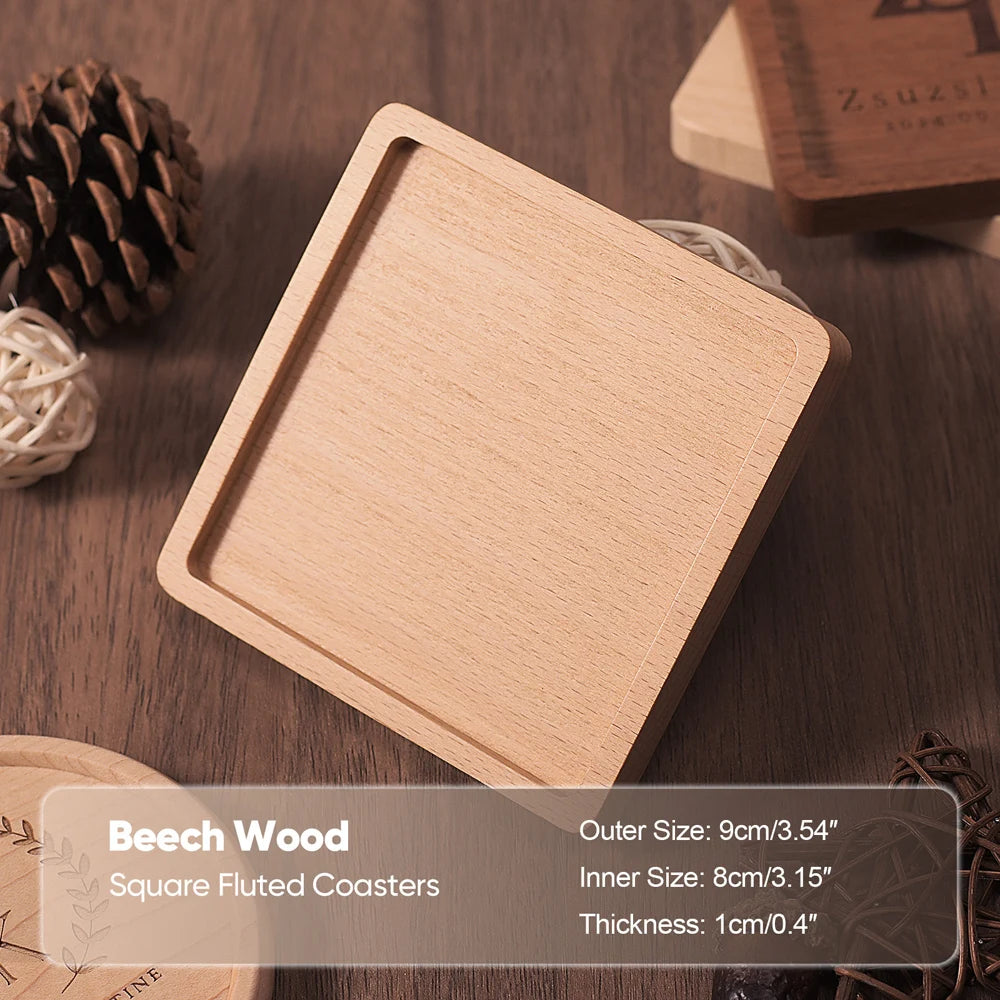 Walnut Wood Drink Coaster