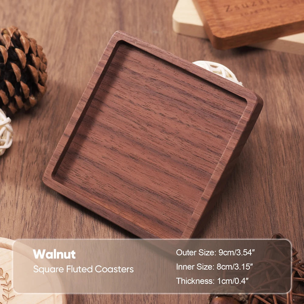 Walnut Wood Drink Coaster