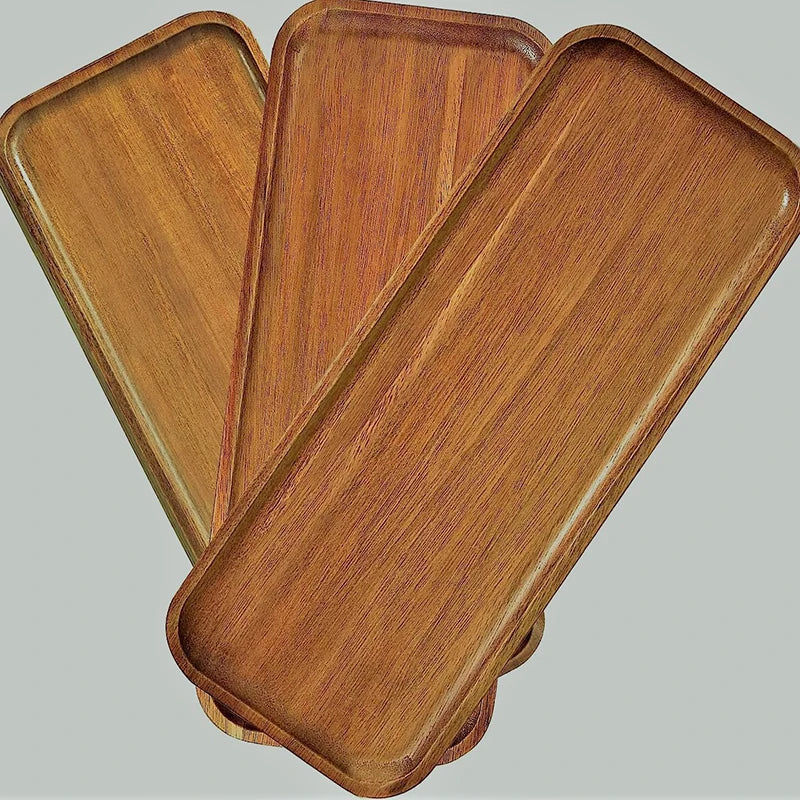 Natural Wooden Serving Tray