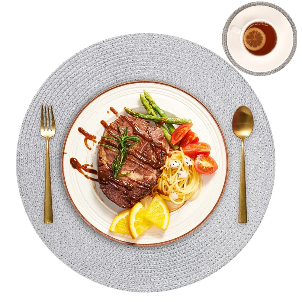 Braided Round Table Placemats