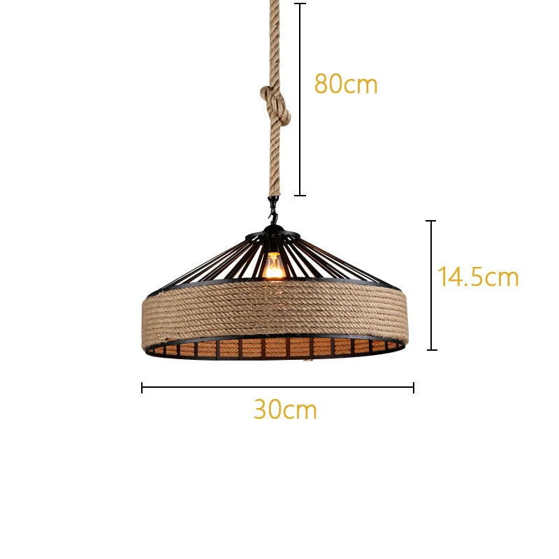 Rope Pendant Light