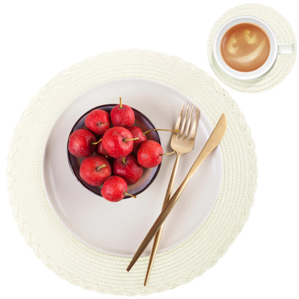 Braided Round Table Placemats