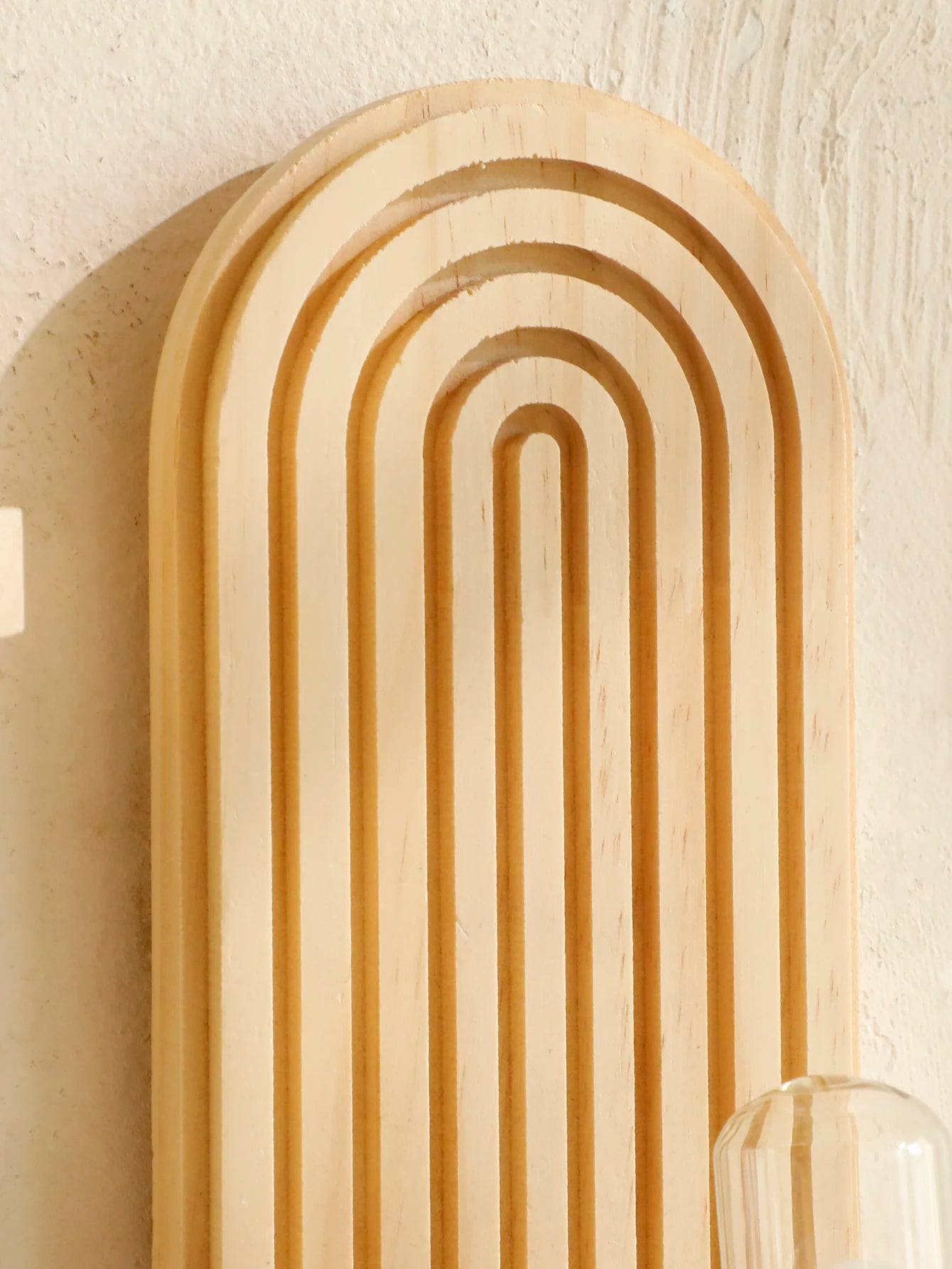 Boho Wooden Wall Shelf