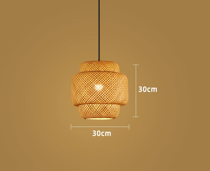 Bamboo Glow Pendant Lamp