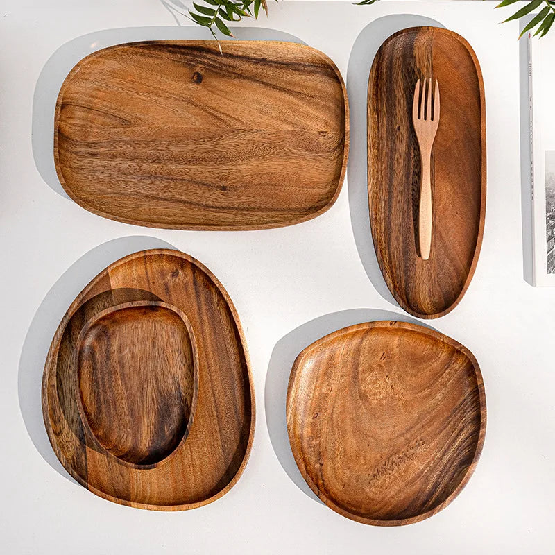 Handcrafted Wooden Serving Plate