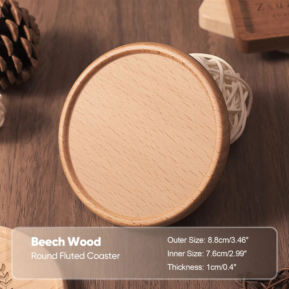 Walnut Wood Drink Coaster