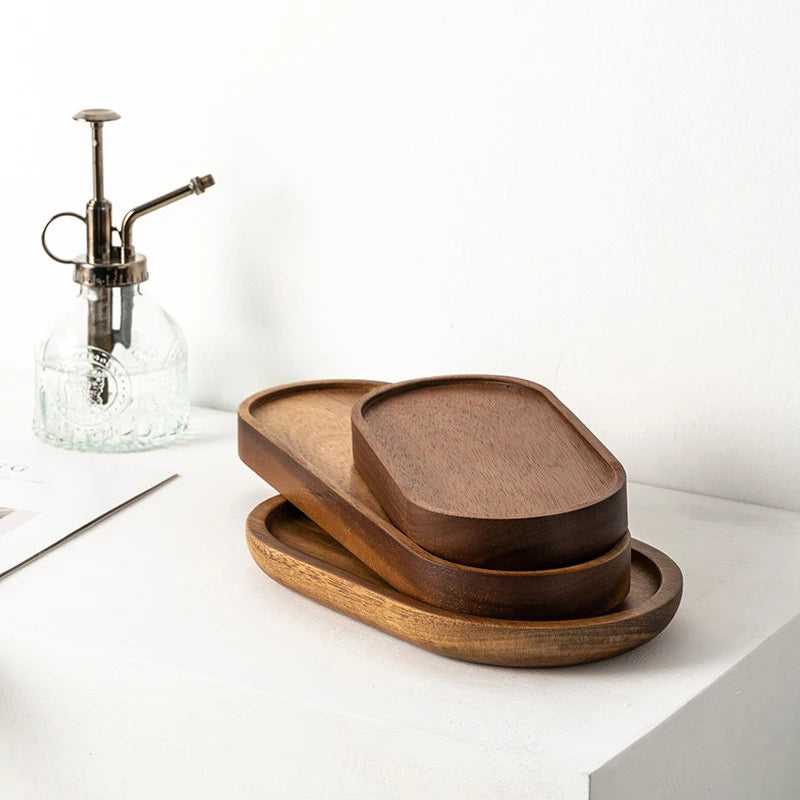Natural Wooden Serving Tray