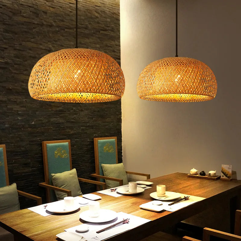 Bamboo Glow Pendant Lamp