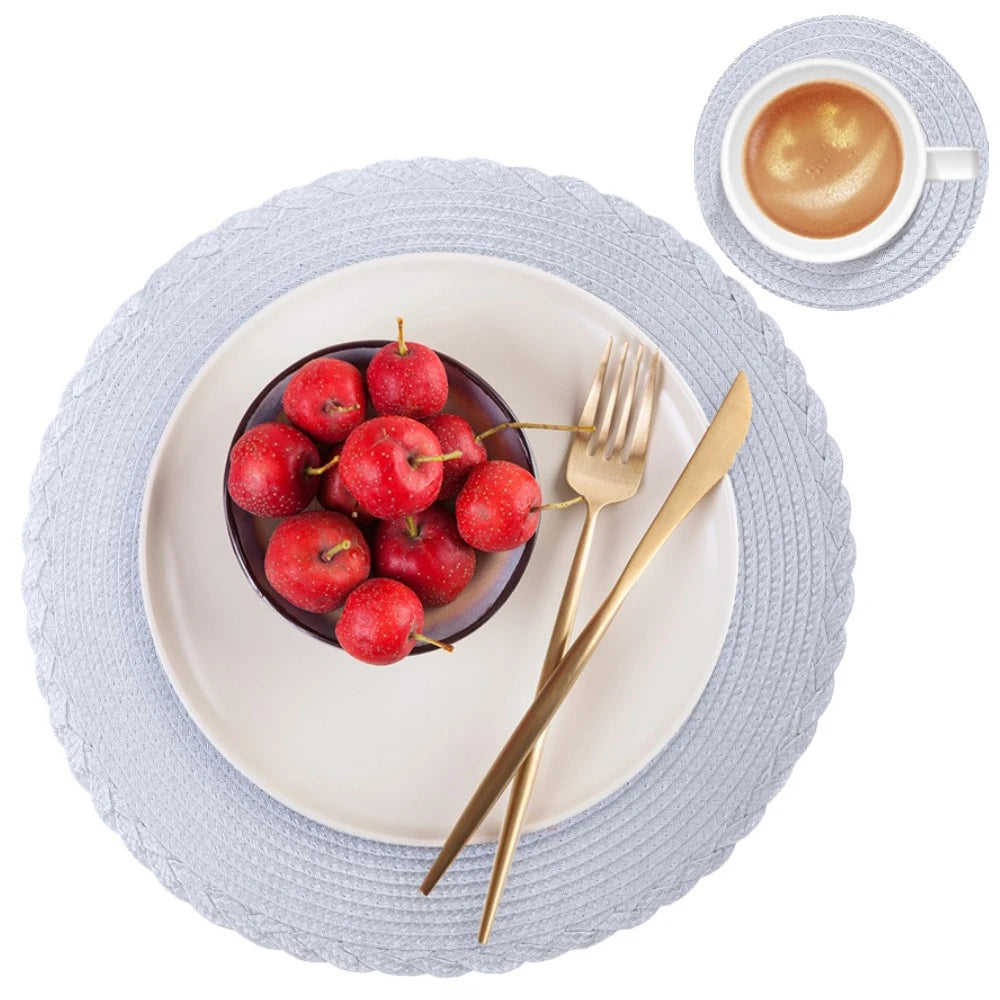 Braided Round Table Placemats