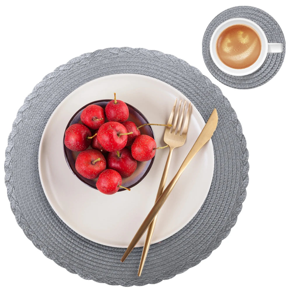 Braided Round Table Placemats