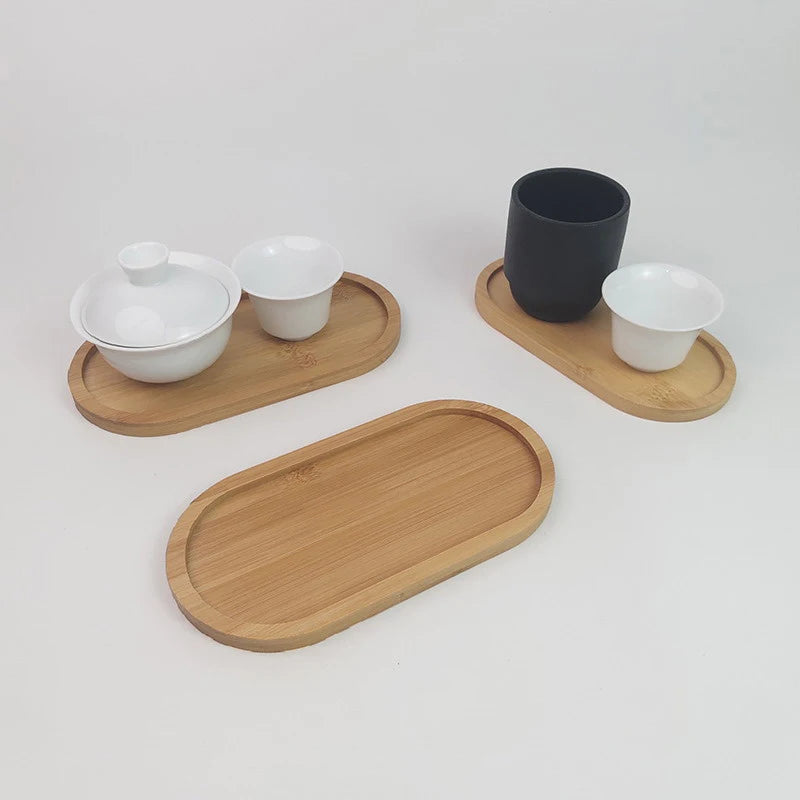 Natural Wooden Serving Tray