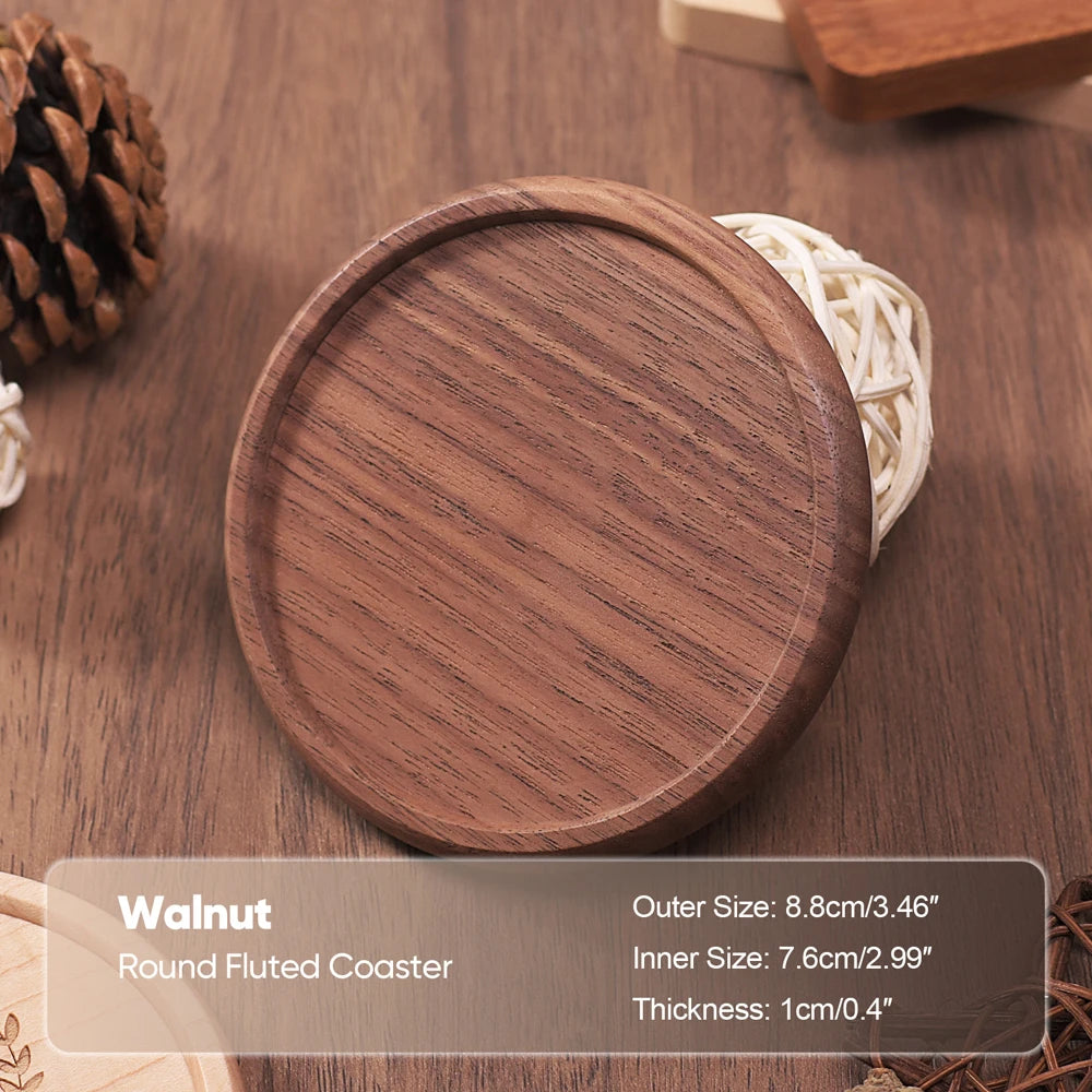 Walnut Wood Drink Coaster