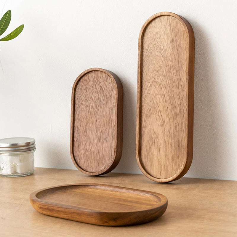 Natural Wooden Serving Tray