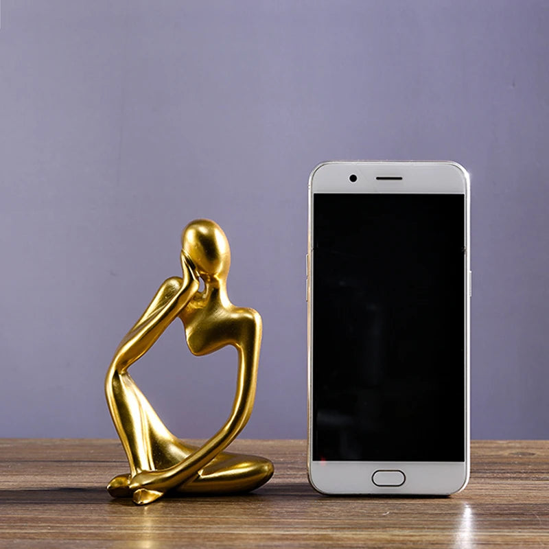 Abstract Gold Art Sculpture