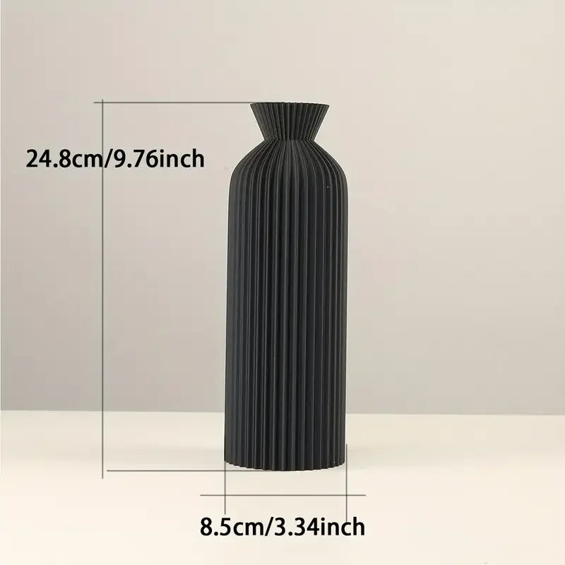 Modern Pleated Decorative Vase